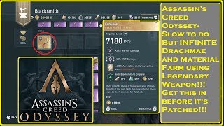 Assassins Creed Odyssey  INFINITE Drachmae and Materials [upl. by Allit850]