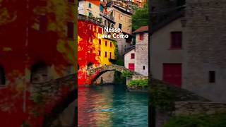 Lake Como’s Enchanting Waterside Gem Nesso ✨ 🇮🇹ItalyTravel lagodicomo natureshorts [upl. by Colvert]