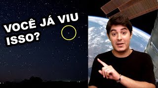 O QUE SÃO AQUELAS LUZES QUE ANDAM NO CÉU VEJA COMO IDENTIFICAR SATÉLITES [upl. by Eidroj]