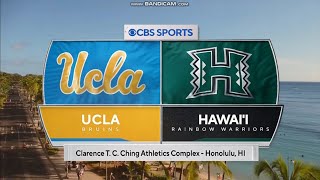 CFB on CBS intro  UCLA  HAWAI’I  83124 [upl. by Wilmette]