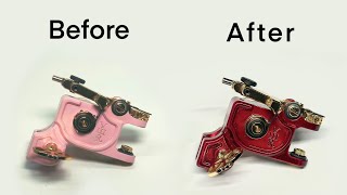 Two Year Old Tattoo Machine Powder Coat Restoration [upl. by Magnien]