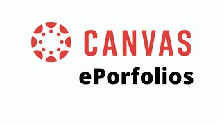 Easy Steps to Creating ePortfolios in Canvas [upl. by Nork]