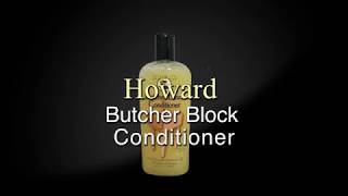 Howard Products Butcher Block Conditioner [upl. by Hsepid406]