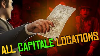 All Capitale Locations in Blood Money Missions Red Dead Online [upl. by Edva934]