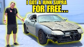 I Got A Destroyed Toyota Supra And Its Worse Than You Think [upl. by Catima]