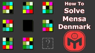 Solving The Mensa DENMARK IQ Test Puzzles 145 IQ Answers [upl. by Corydon]