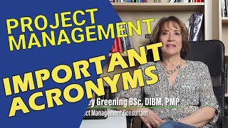 Project Management Acronyms  13 Important Project Terms Explained [upl. by Dlaregztif]