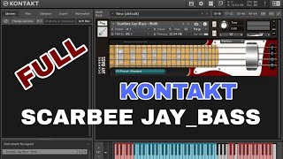 SCARBEE JAY BASS Native instrument NKI KONTAKT DESCARGAR scarbeeJayBass nki bajo [upl. by Nyrahs]