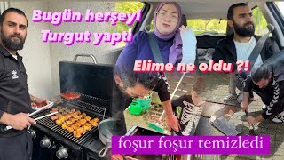 elim sarılı olunca tüm işler turgut beye kaldı 😂🤭ikinci el gazlı mangal aldık❌1 mayıs tatil Vlog💯 [upl. by Bourque]