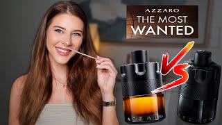 AZZARO THE MOST WANTED PARFUM VS EDP INTENSE  Side by Side Mens Designer Fragrance Review [upl. by Anivlac]