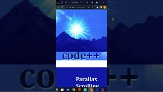 Parallax Scrolling Website  HTML  CSS amp JavaScript website parallaxeffect webdesign parallax [upl. by Shir]