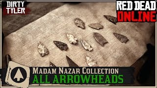 All Arrowhead CollectionCycle 2 Locations Red Dead Online RDR2 [upl. by Navanod]