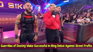 Guerrillas of Destiny Make Successful In Ring Debut Against Street Profits on WWE SmackDown [upl. by Cressler987]