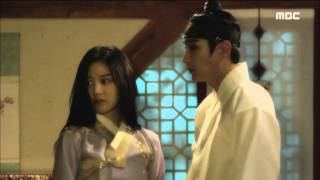 Scholar Who Walks The Night 밤을 걷는 선비 2회  Lee Yubi is lost in memories 이유비 이준기와의 동침 회상 20150709 [upl. by Eimat]