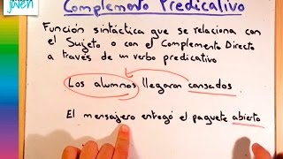 Complemento predicativo [upl. by Akinehc]