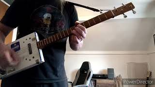 Seasick Boogie  Seasick Steve  Cigar Box Guitar Cover [upl. by Ecenaj]