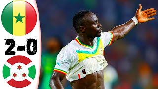 Senegal vs Burundi  All Goals amp Extended Highlights Afcon Qualifiers 2025 [upl. by Judas]