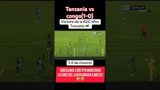 tanzania vs congo 01 mzize goal [upl. by Attecnoc571]