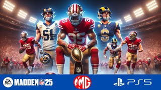 49ers vs Rams Madden 25 PS5 Ultimate Showdown Who Will Win 🏈 [upl. by Takara]