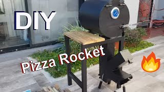 Pizza Rocket HORNO  Pizza Rocket Stove [upl. by Nipha]