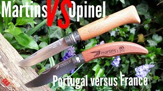 Martins VS Opinel  Folding Fury [upl. by Dreda]