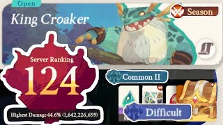 AFK Journey Dream Realm King Croaker New Season Rank 124 Common II to Difficult as F2P [upl. by Aziram843]