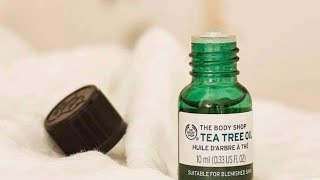 The body shop tea tree oil review how to use it remove acne acne scars with tea tree oil [upl. by Mendez348]