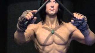 Rambo 3 Stick Fighter Custom 16 figure [upl. by Bartolemo]