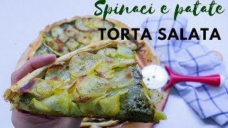 TORTA SALATA PATATE E SPINACI buonissima RICETTE DI GABRI Kitchen Brasita [upl. by Nairam]