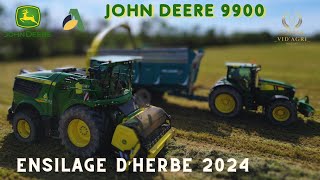 Ensilage dherbe 2024  John Deere 9900i  AgriPresta  Bretagne [upl. by Delanos734]