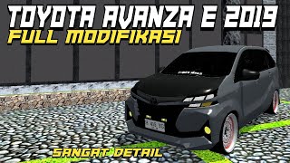 MOD TOYOTA AVANZA E 2019 MODIFIKASI  MOD BUSSID TERBARU [upl. by Pasadis]