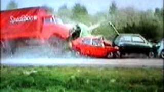 Auto Truck Crashtest 2CVVW PoloDelta Renault 5 Fiat 126 [upl. by Legna]