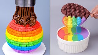 🌈 1000 Satisfying COLORFUL Cake Decorating Ideas  So Yummy Chocolate Cake Tutorials 2 [upl. by Heng]