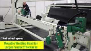 BiDirectional Welding Machine for InHouse Geomembranes and Tarps [upl. by Euginimod]