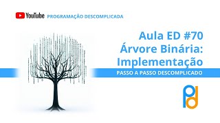 Estrutura de Dados em C  Aula 70  Árvore Binária Implementação [upl. by Signe]