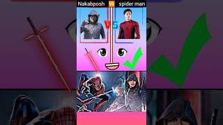 Spiderman Vs Nakabposh Baalveer  The short comparison  Balveer Retuns Episode 137 Balveer shorts [upl. by Breed]