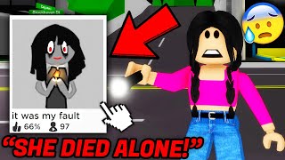 The CREEPIEST ROBLOX GAMES with the WORST SECRETS on BROOKHAVEN [upl. by Hakym590]