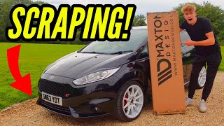 Maxton Front Splitter TRANSFORMS the Fiesta ST [upl. by Kalin]