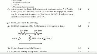 Microwave Engineering BTEXPE702A  DBATU  Summer 2024 [upl. by Nitfa]