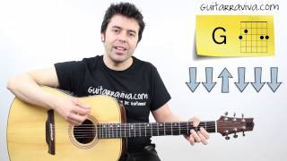 de musica ligera tutorial guitarra completo con acordes y ritmo de soda stereo [upl. by Hoxsie]