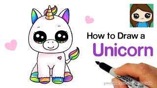 How to Draw a Unicorn easy [upl. by Stephana484]