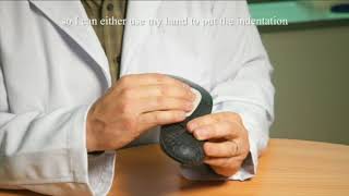 How to mold intrinsic metatarsal pad with EXOS insole for Bunion [upl. by Madox644]