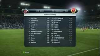 ★PES 2013★ Meisterliga 001  CottbusDeutsch2Bundesliga [upl. by Daitzman767]