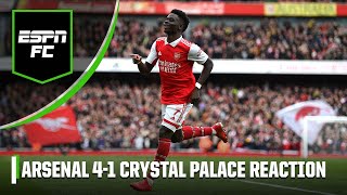 Same old Arsenal The Gunners cruise past Crystal Palace  FULL REACTION  ESPN FC [upl. by Beera]