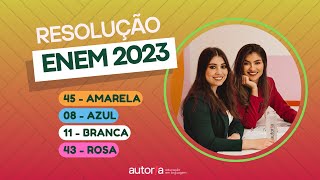 Enem 2023  Autoria Linguagem  Questão 45  Linguagens prova amarela [upl. by Eetnwahs570]