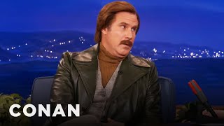 Ron Burgundys Prison Riot Survival Tips  CONAN on TBS [upl. by Illom617]