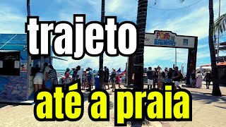 Porto de galinhas 😂🌊veja a distância do hotel  vila de maré até a praia 🌊 [upl. by Groveman]