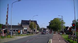 Spoorwegovergang Stadskanaal  Dutch railroad crossing  Stadskanaal Onder Stoom 2024 [upl. by Ifar]