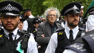 Jeremy Corbyns brother among those arrested at antilockdown protest [upl. by Pam]