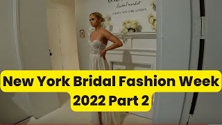 New York Bridal Fashion Week  One Fine Day Bridal Market [upl. by Lalittah130]